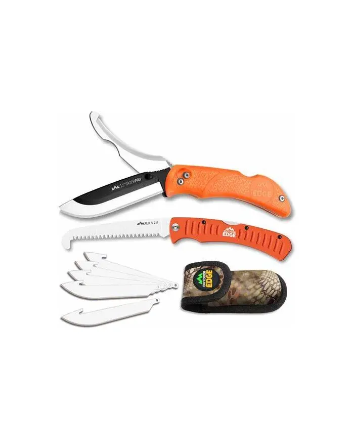 NÓŻ OUTDOOR EDGE RAZOR PRO SAW COMBO ROC-30 ORANGE