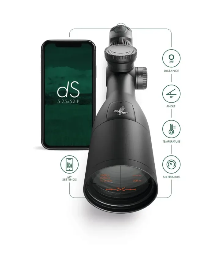 Luneta SWAROVSKI dS Gen. II 5-25x52 P SR