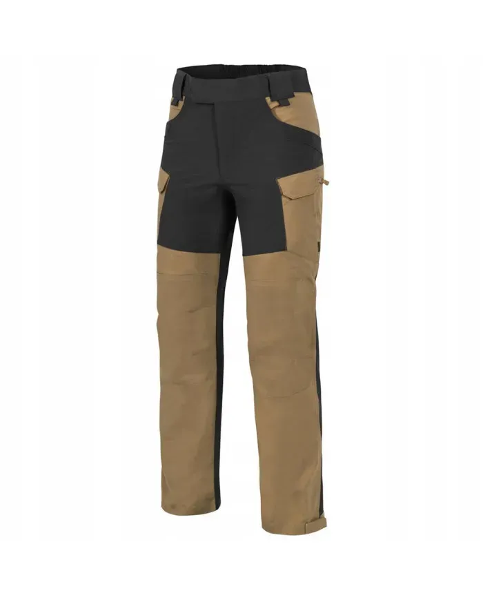 SPODNIE HELIKON HYBRID OUTBACK PANTS DURA CANVAS COYOTE CZARNE