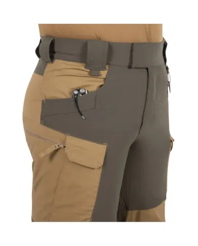 SPODNIE HELIKON HYBRID OUTBACK PANTS DURA CANVAS CLOUD GREY/CZARNE