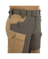 SPODNIE HELIKON HYBRID OUTBACK PANTS DURA CANVAS CLOUD GREY/CZARNE
