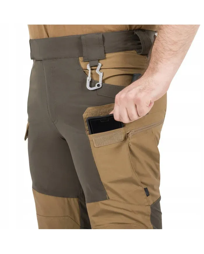SPODNIE HELIKON HYBRID OUTBACK PANTS DURA CANVAS CLOUD GREY/CZARNE