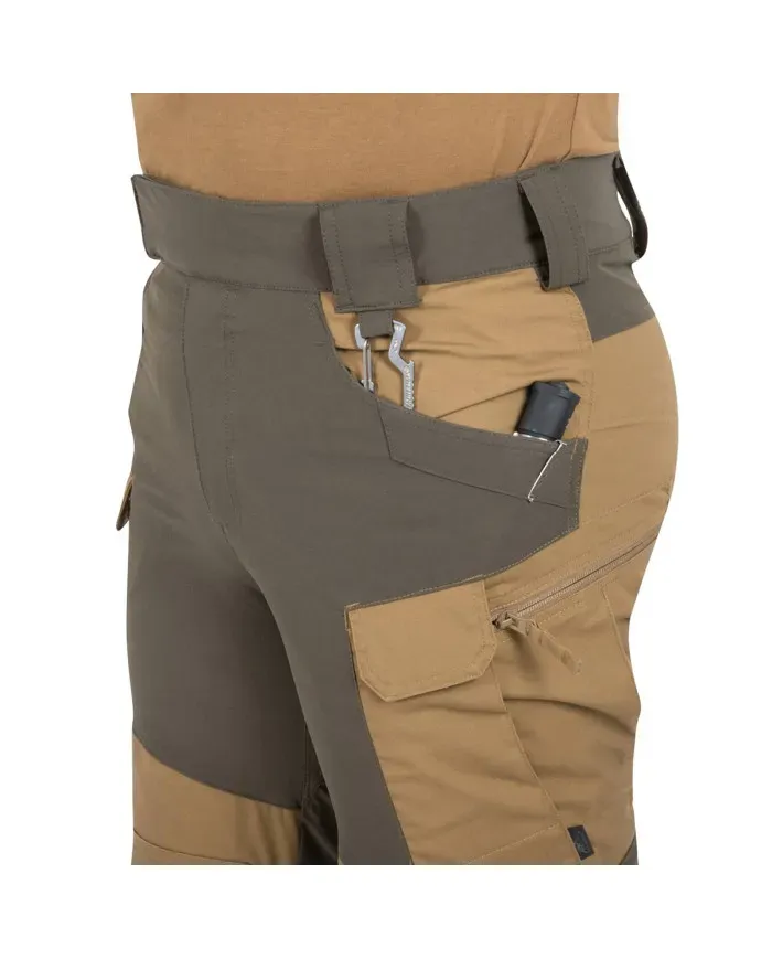SPODNIE HELIKON HYBRID OUTBACK PANTS DURA CANVAS CLOUD GREY/CZARNE