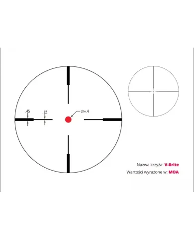 LUNETA CELOWNICZA VORTEX CROSSFIRE II 6-18X44 1" AO V-BRITE