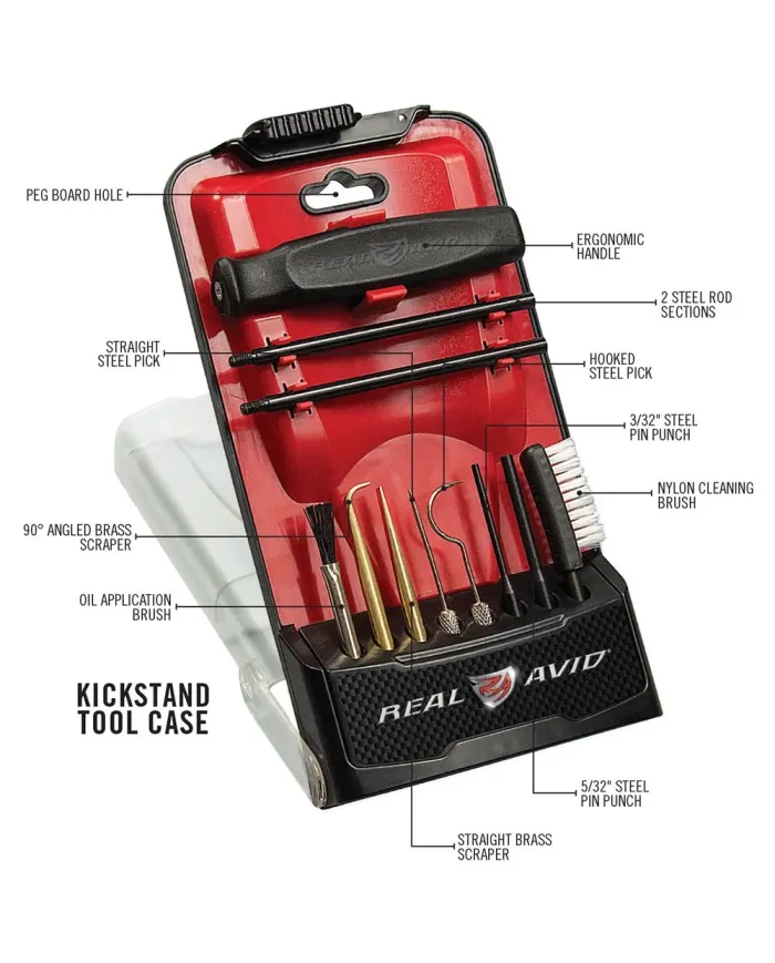 Real Avid - Zestaw do czyszczenia broni Gun Boss® Pro - Precision Cleaning Tools