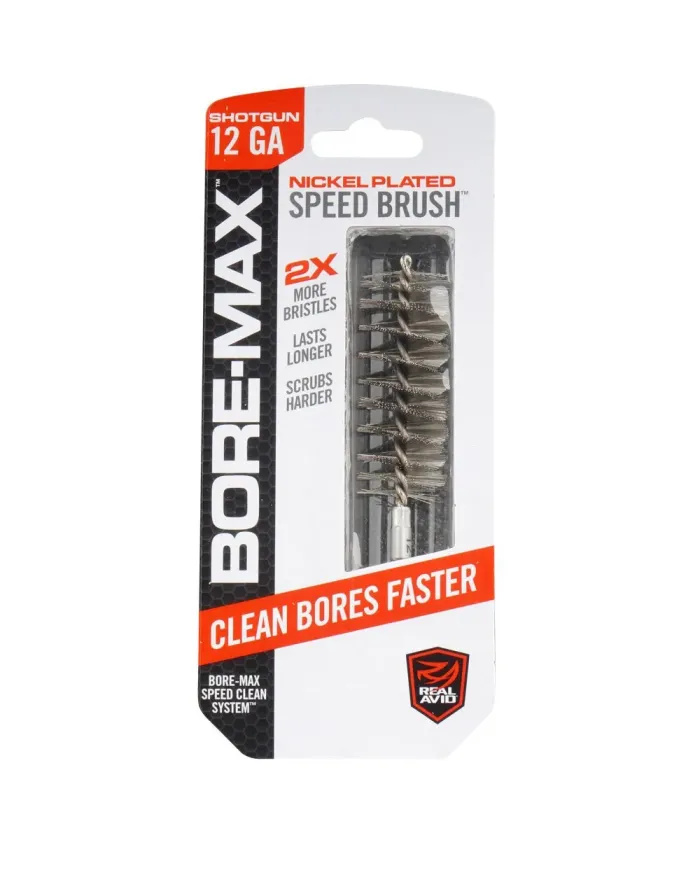 Real Avid - Szczotka do czyszczenia broni Bore-Max Speed Brush - 12 GA - AVBMSB12G