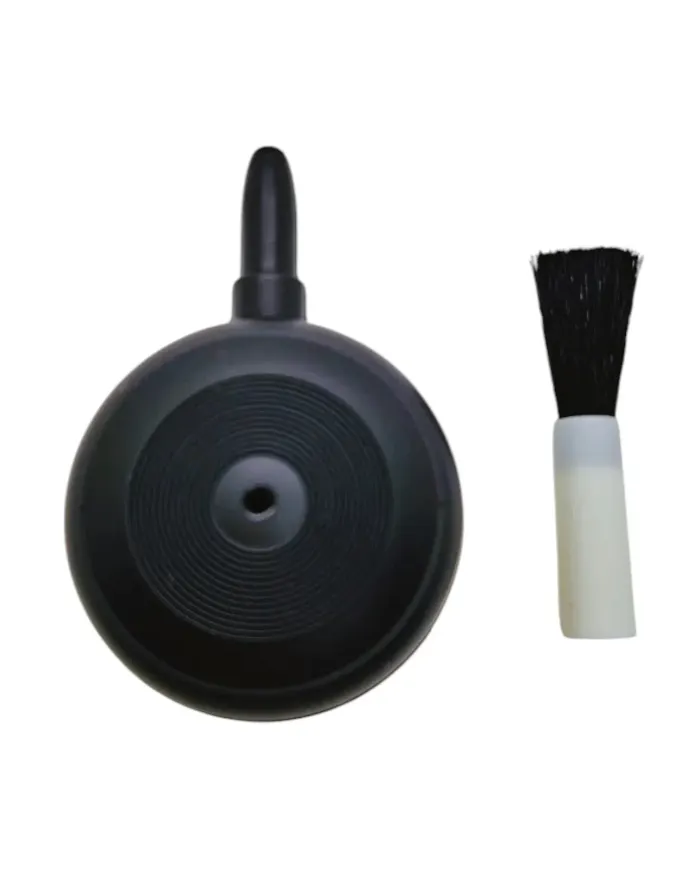 Dmuchawka z pędzelkiem do czyszczenia optyki