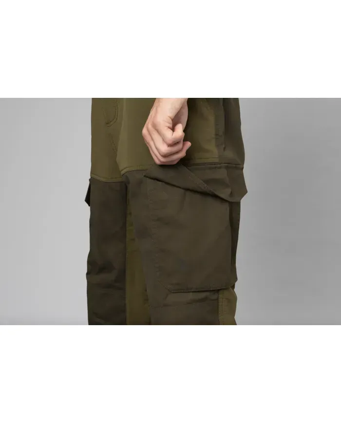 SPODNIE SEELAND Elm Trousers Light Pine Green/Grizzly Brown