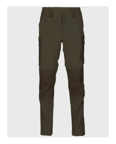 SPODNIE SEELAND Birch Zip-off Trousers Pine Green/Demitasse Brown