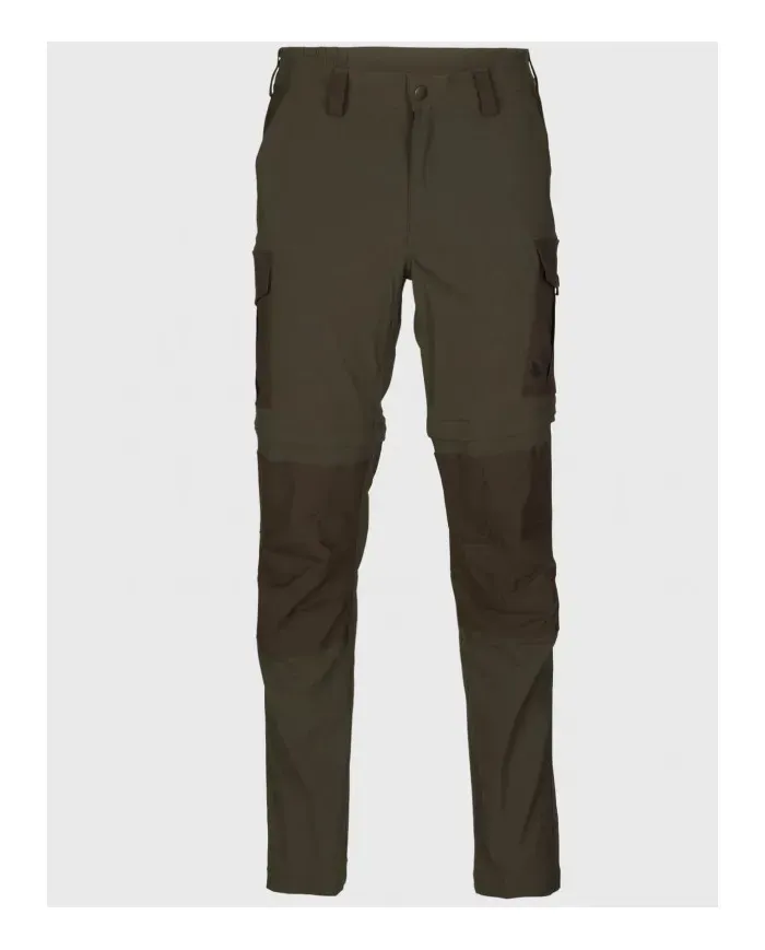 SPODNIE SEELAND Birch Zip-off Trousers Pine Green/Demitasse Brown