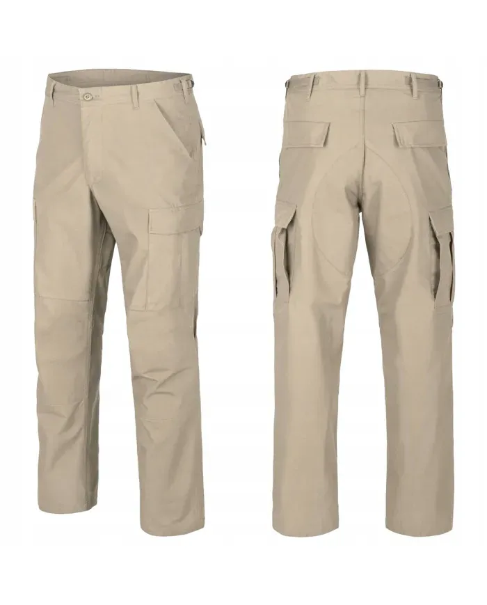 SPODNIE HELIKON BDU COTTON RIPSTOP BEŻOWE
