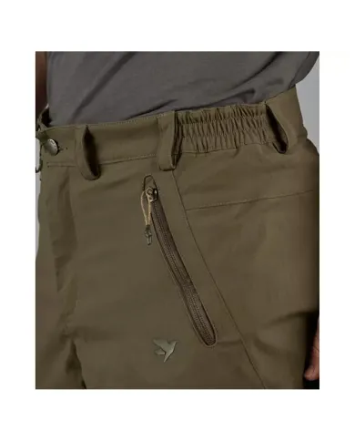 SPODNIE SEELAND Outdoor stretch trousers Pine green