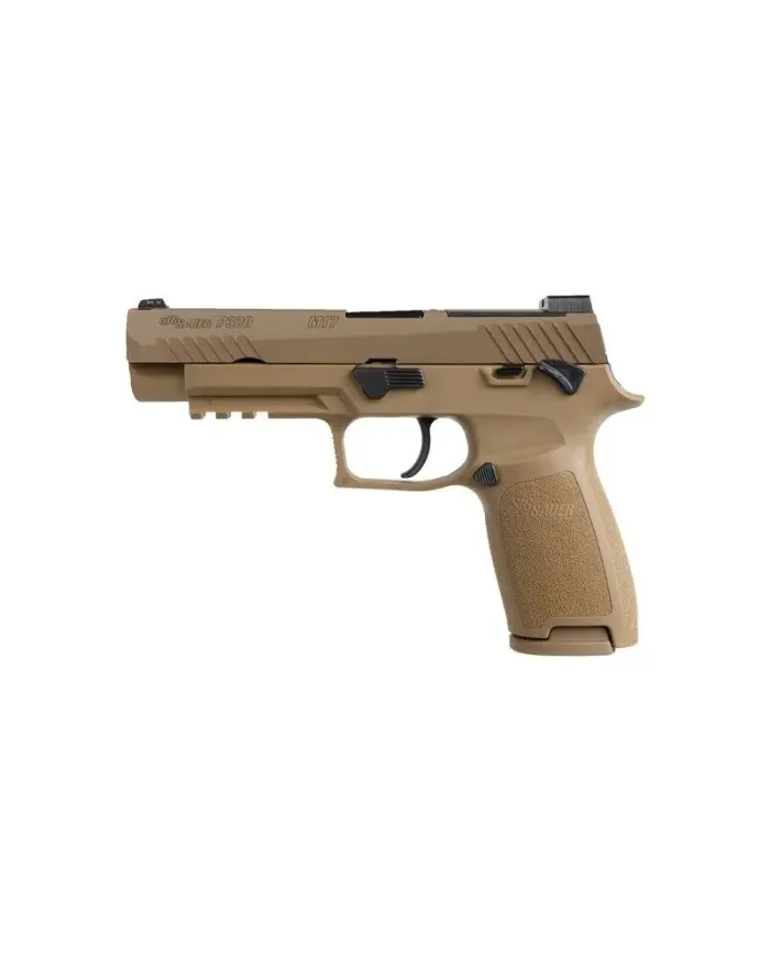 Pistolet Sig Sauer P320, 9MM, 4.7IN, M17, COYOTE, STRIKER, FREZ R2, (1) 17RD (2) 21RD MAG, SZYNA, BEZPIECZNIK ZEWNĘTRZNY