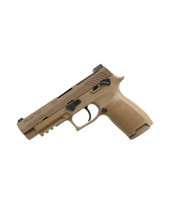 Pistolet Sig Sauer P320, 9MM, 4.7IN, M17, COYOTE, STRIKER, FREZ R2, (1) 17RD (2) 21RD MAG, SZYNA, BEZPIECZNIK ZEWNĘTRZNY