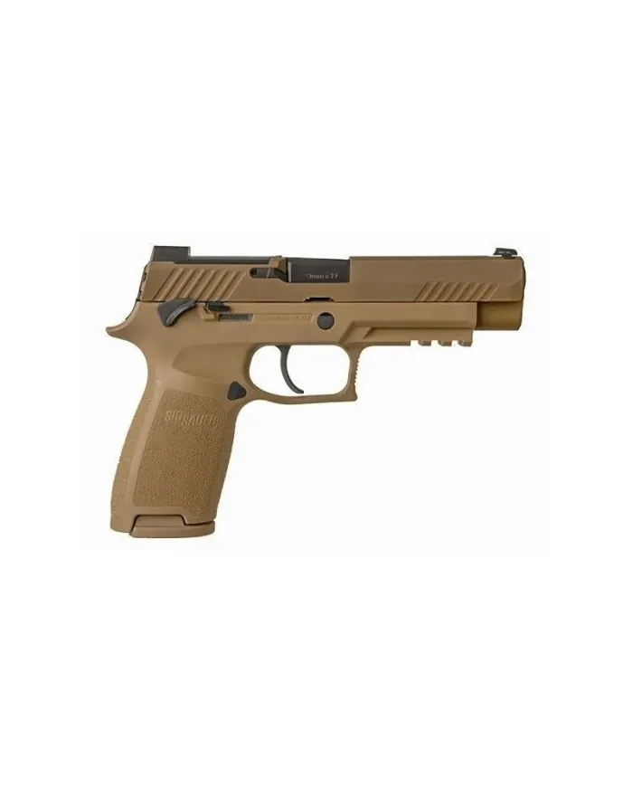 Pistolet Sig Sauer P320, 9MM, 4.7IN, M17, COYOTE, STRIKER, FREZ R2, (1) 17RD (2) 21RD MAG, SZYNA, BEZPIECZNIK ZEWNĘTRZNY