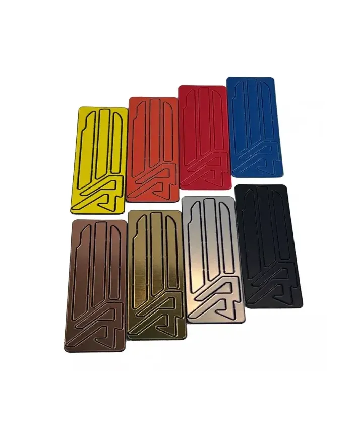 NAKLEJKI DOUBLE ALPHA FLEX HOLSTER RH COLOUR INLAYS - SILVER