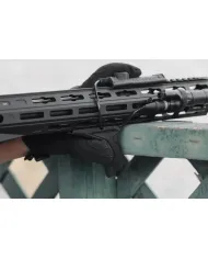 Strike Industries - Chwyt przedni Link Angled HandStop with Cable Management System - M-LOK/KeyMod Czarny - SI-AR-HSFG-BK