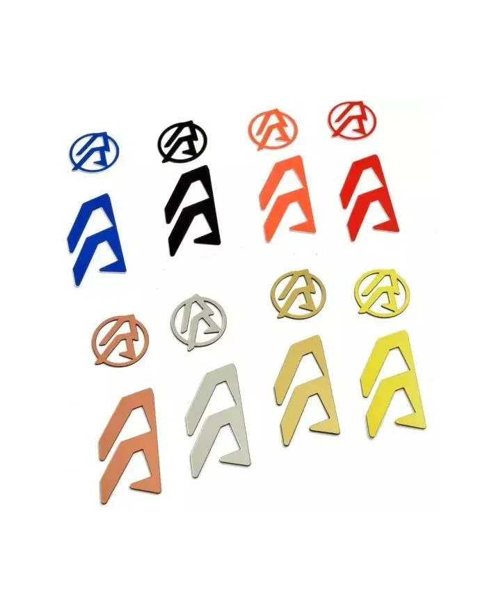 NAKLEJKI DOUBLE Alpha-X Holster Logo Color Inlays - Right Hand Black