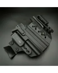 WIESZAK IPSC DOUBLE ALPHA FLEX HOLSTER RH ALUMINIUM ASSEMBLY - BLACK BEZ WKŁADKI