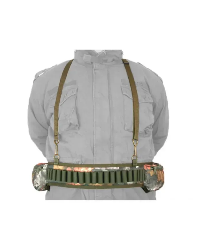 FORSPORT Pas na amunicję z kieszeniami P-002 12/16 kamuflaż