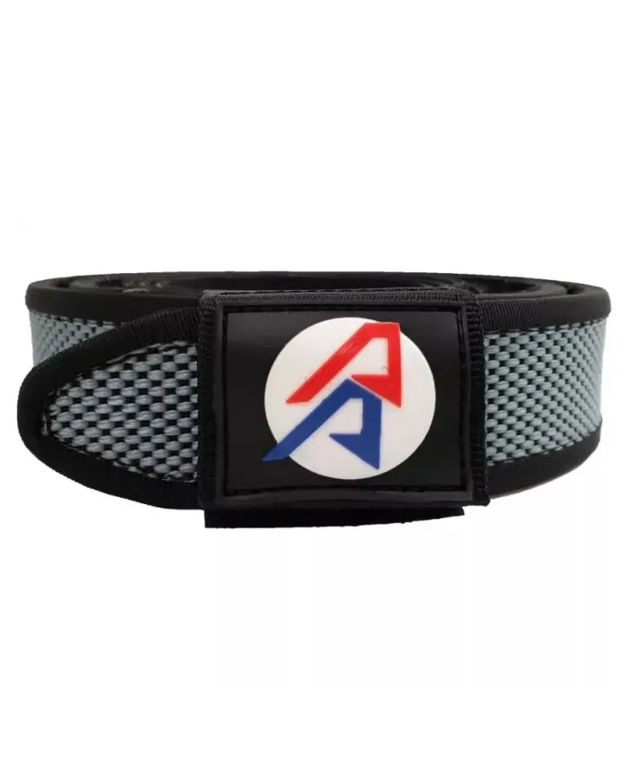 PAS IPSC DOUBLE ALPHA PREMIUM BELT SILVER 40