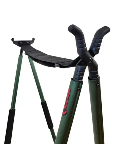 Pastorał myśliwski kraczka, 4 nogi, 2 punkty podparcia Green