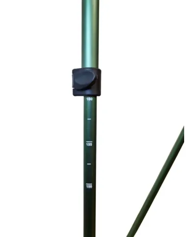 Pastorał myśliwski kraczka, 4 nogi, 2 punkty podparcia Green