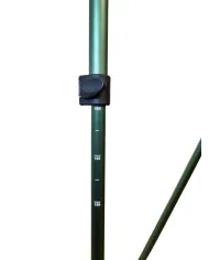 Pastorał myśliwski kraczka, 4 nogi, 2 punkty podparcia Green