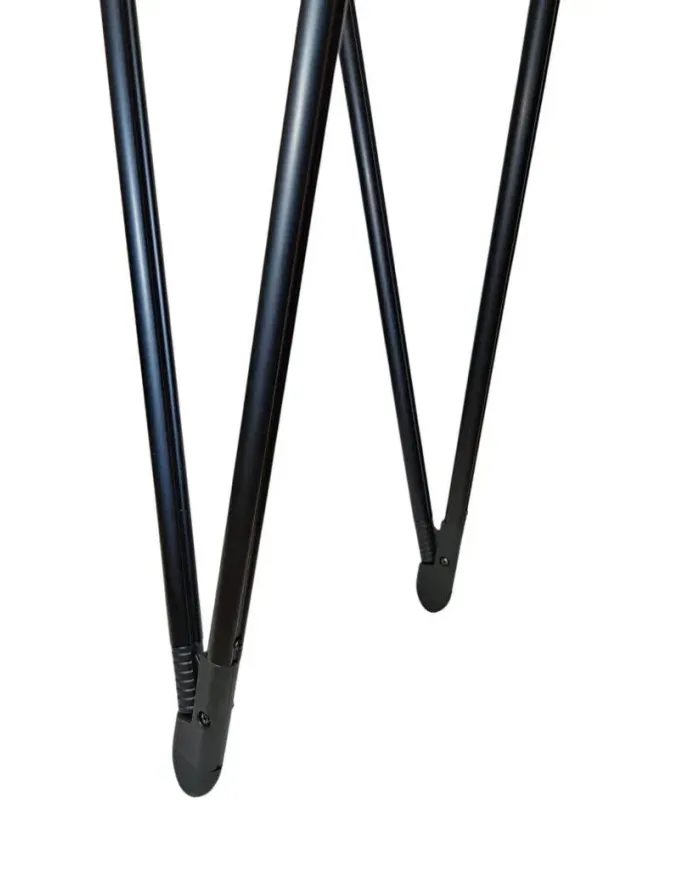 Pastorał myśliwski kraczka, 4 nogi, 2 punkty podparcia Black