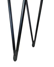 Pastorał myśliwski kraczka, 4 nogi, 2 punkty podparcia Black