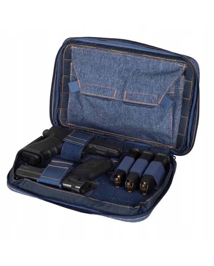 POKROWIEC HELIKON DOUBLE PISTOL WALLET NYLON MELANGE BLUE