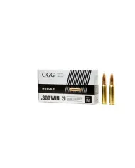 Amunicja kulowa GGG 308win HPBT 175grn/11,3g NOSLER Amunicja kulowa GGG 308win HPBT 175grn/11,3g NOSLER