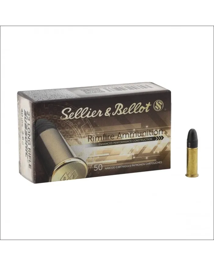 Amunicja bocznego zapłonu S&B .22LR SUBSONIC LRN 2,6G Amunicja bocznego zapłonu S&B .22LR SUBSONIC LRN 2,6G