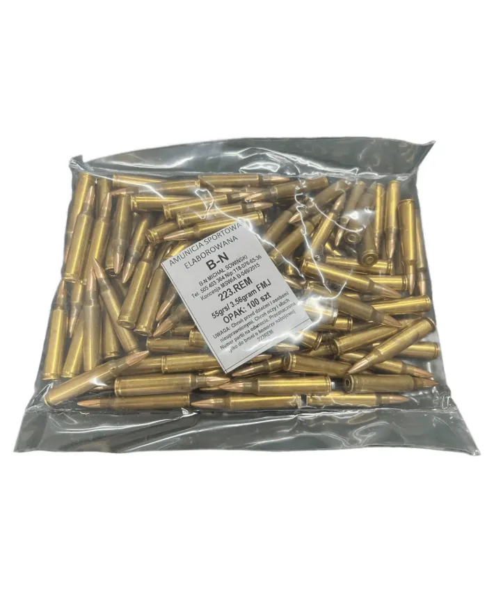 Amunicja B-N .223Rem. 3,56G/55GRS FMJ WT (100szt)