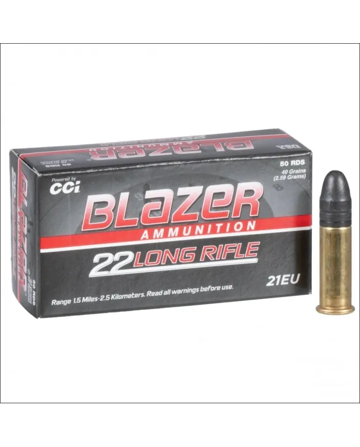 Amunicja bocznego zapłonu CCI .22LR BLAZER HV/21EU Amunicja bocznego zapłonu CCI .22LR BLAZER HV/21EU