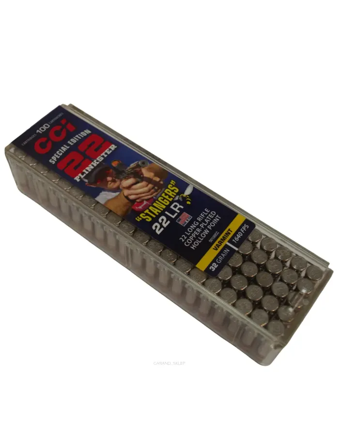 Amunicja bocznego zapłonu CCI .22LR Stangers Varmint HP 2,6G (100szt)