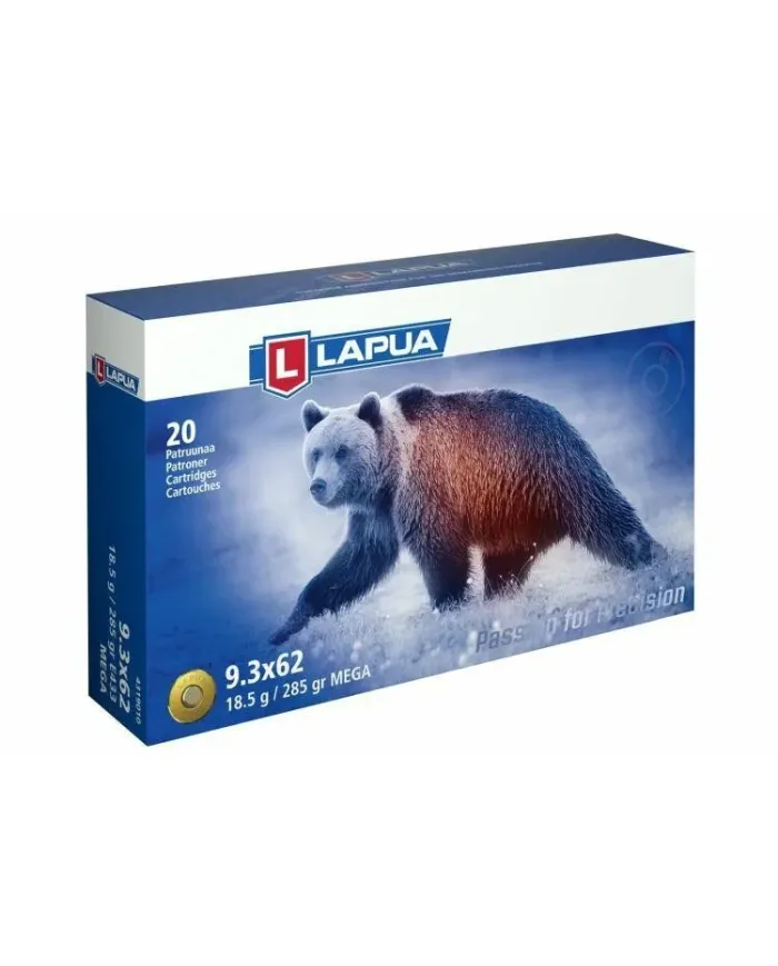 Amunicja LAPUA 9,3x62 MEGA 18,5g
