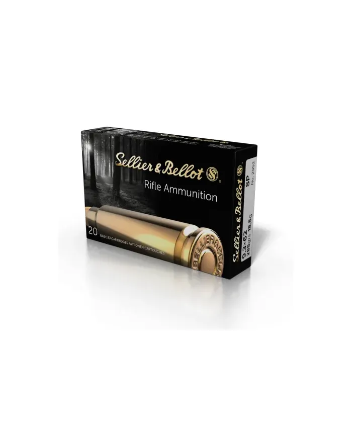 Amunicja kulowa S&B, kaliber 9,3x62 SP 18,5g Amunicja kulowa S&B, kaliber 9,3x62 SP 18,5g