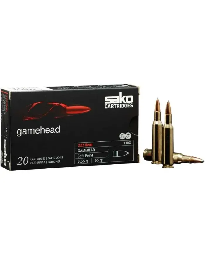 Amunicja kulowa SAKO 243Win Gamehead 6,5g/100grs Amunicja kulowa SAKO 243Win Gamehead 6,5g/100grs