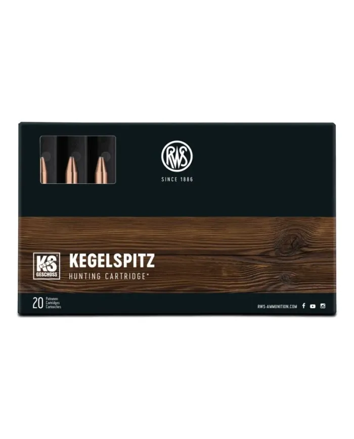 Amunicja kulowa RWS 6,5x57R KS 8,2g/127gr Amunicja kulowa RWS 6,5x57R KS 8,2g/127gr
