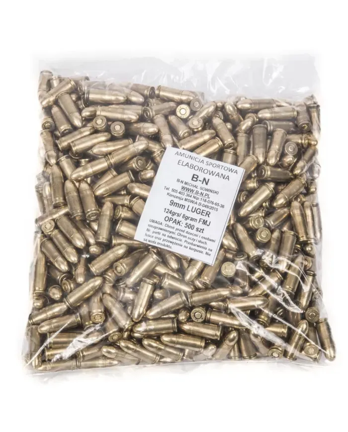 Amunicja B-N 9mm LUGER FMJ 124grs/8g wt