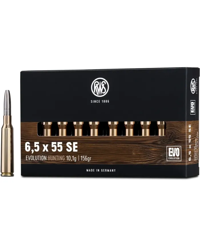 Amunicja kulowa RWS 6,5x55 EVO 10,1G