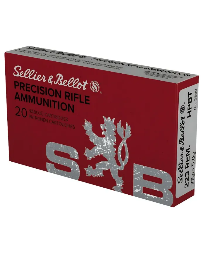 Amunicja S&B, kaliber .223Rem HPBT (OTM) 5,0 G / 77 GRS