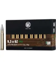 Amunicja kulowa RWS 9,3X62 EVO GREEN 11,9G