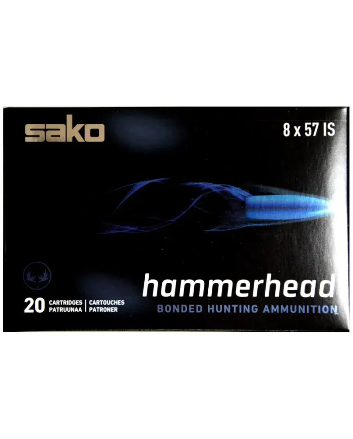 Amunicja kulowa SAKO 8X57JS Hammerhead 13g/200gr