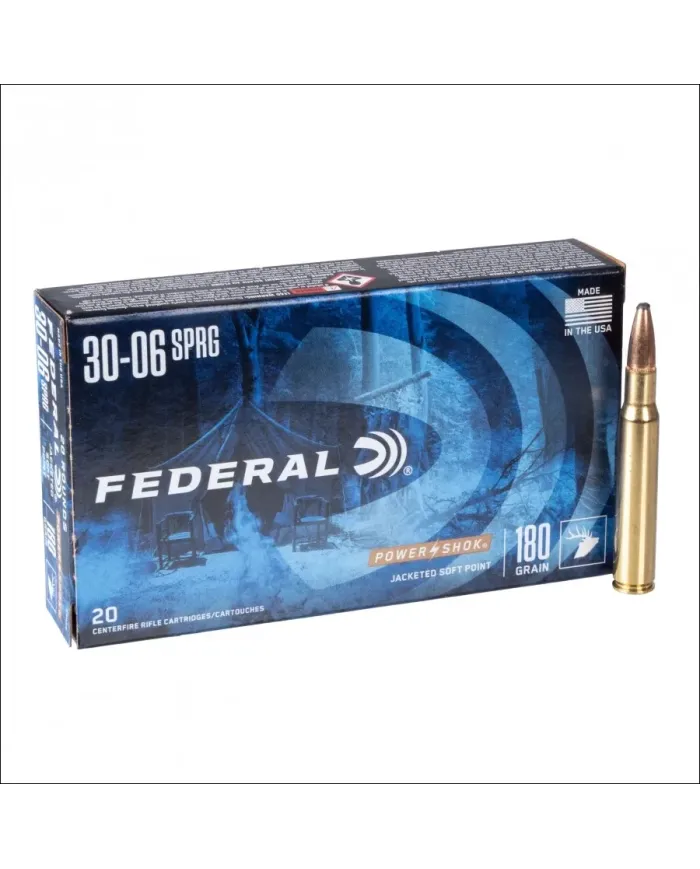 Amunicja kulowa FEDERAL .30-06SPR SoftPoint 11,7g/180grs