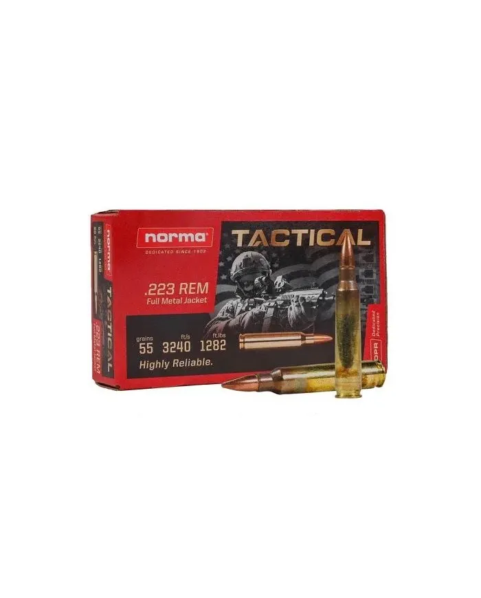 Amunicja kulowa Norma 223REM R&T FMJ 55gr (100szt)