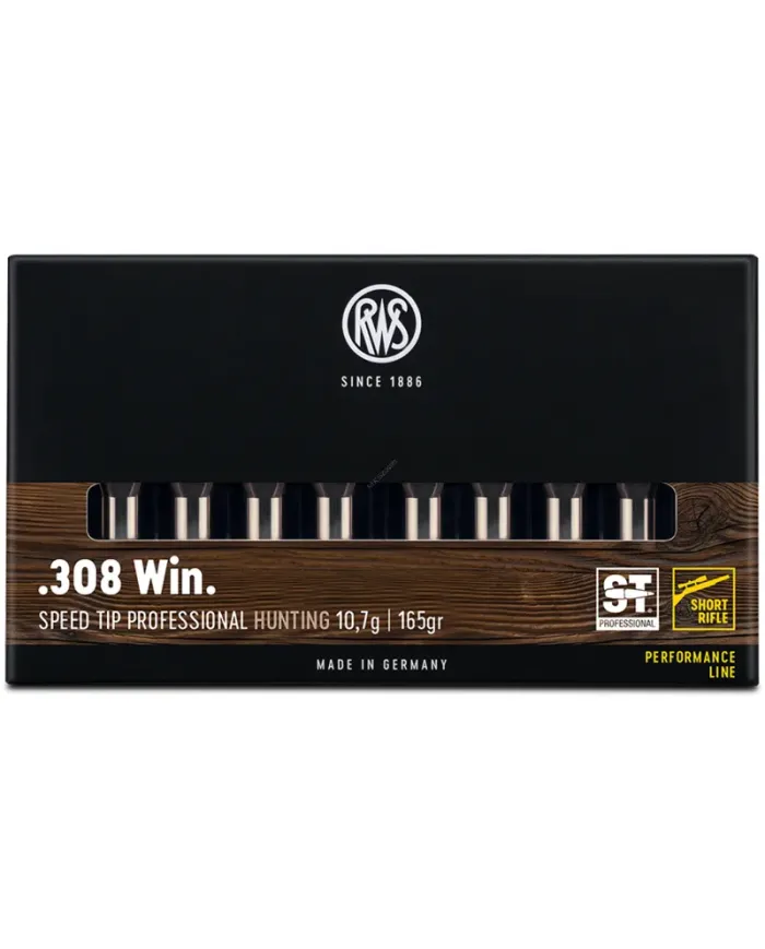 Amunicja Karabinowa RWS .308Win Speed Tip Pro 10,7G Short Rifle Performence Line Amunicja Karabinowa RWS .308Win Speed Tip Pro 10,7G Short Rifle Performence Line
