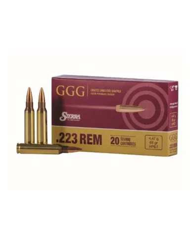 Amunicja kulowa GGG 223Rem HPBT 77GRN/4,99GR SIERRA