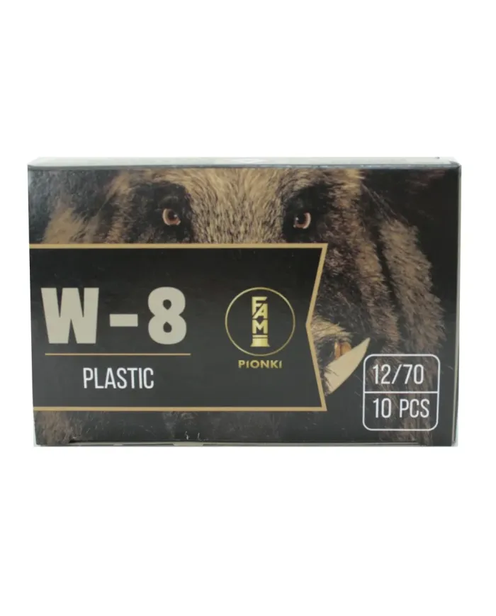 Amunicja 12/70 W-8 PLASTIC 32g 10 szt. Fam-Pionki